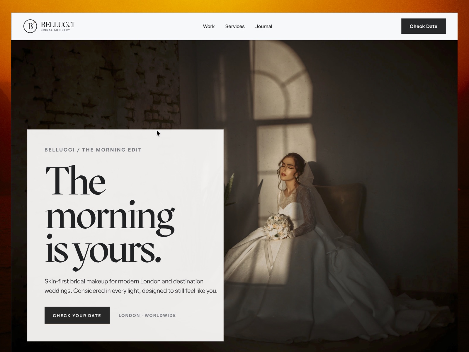 BELLUCCI website template