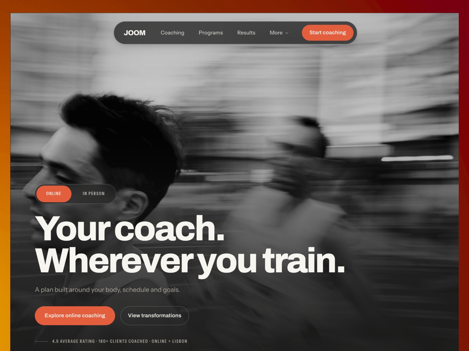 Joom website template
