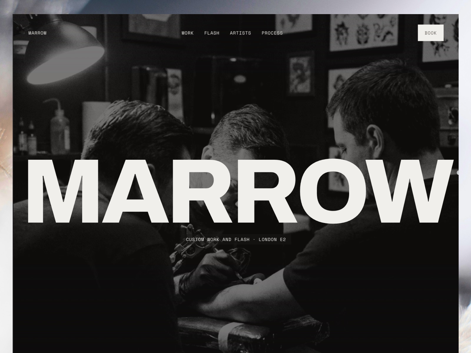 MARROW website template