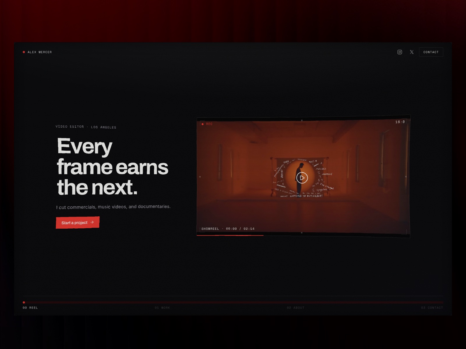 CUT website template preview