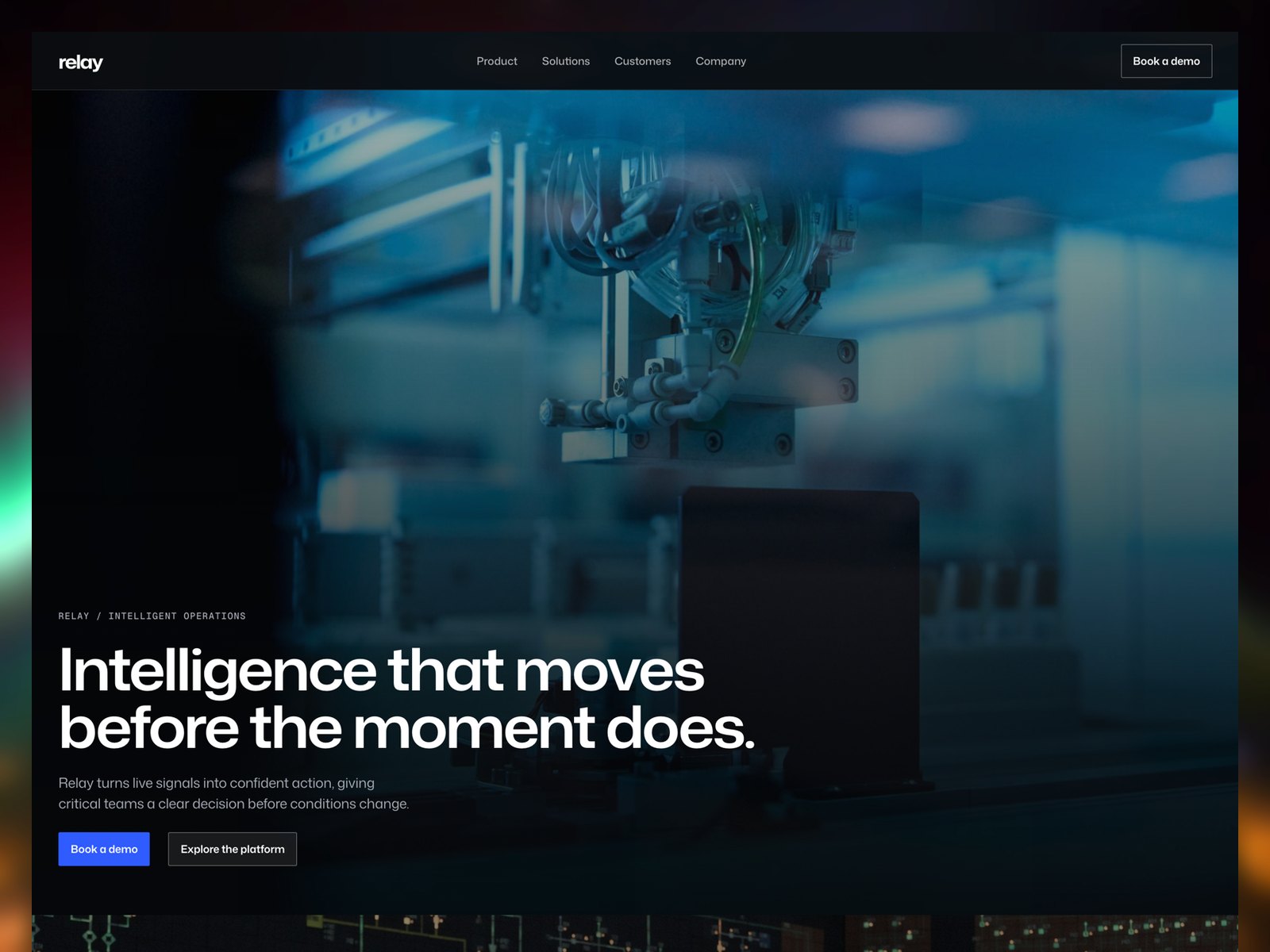 Relaey website template preview